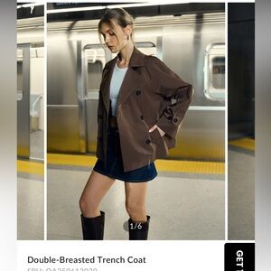 Commense double breasted trench coat